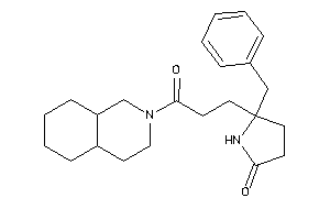 5-[3-(3,4,4a,5,6,7,8,8a-octahydro-1H-isoquinolin-2-yl)-3-keto-propyl]-5-benzyl-2-pyrrolidone