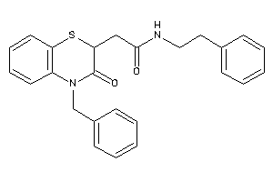 2-(4-benzyl-3-keto-1,4-benzothiazin-2-yl)-N-phenethyl-acetamide