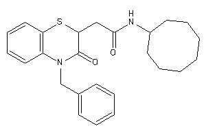 2-(4-benzyl-3-keto-1,4-benzothiazin-2-yl)-N-cyclooctyl-acetamide