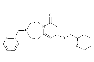 3-benzyl-9-(tetrahydropyran-2-ylmethoxy)-1,2,4,5-tetrahydropyrido[2,1-g][1,4]diazepin-7-one