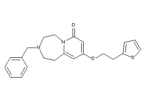 3-benzyl-9-[2-(2-thienyl)ethoxy]-1,2,4,5-tetrahydropyrido[2,1-g][1,4]diazepin-7-one