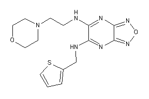 Image of 2-morpholinoethyl-[5-(2-thenylamino)furazano[3,4-b]pyrazin-6-yl]amine
