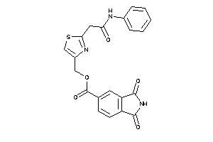 1,3-diketoisoindoline-5-carboxylic Acid [2-(2-anilino-2-keto-ethyl)thiazol-4-yl]methyl Ester