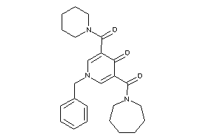 3-(azepane-1-carbonyl)-1-benzyl-5-(piperidine-1-carbonyl)-4-pyridone