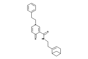 N-[2-(4-bicyclo[3.1.1]hept-3-enyl)ethyl]-4-keto-1-phenethyl-nicotinamide