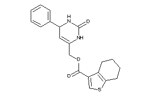 4,5,6,7-tetrahydrobenzothiophene-3-carboxylic Acid (2-keto-4-phenyl-3,4-dihydro-1H-pyrimidin-6-yl)methyl Ester