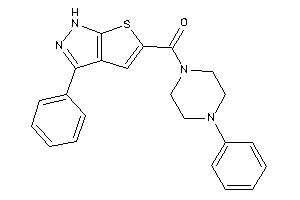 (4-phenylpiperazino)-(3-phenyl-1H-thieno[2,3-c]pyrazol-5-yl)methanone