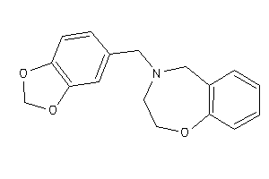 4-piperonyl-3,5-dihydro-2H-1,4-benzoxazepine