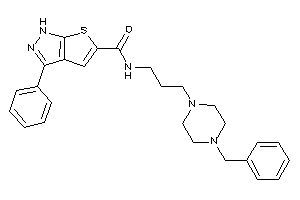 N-[3-(4-benzylpiperazino)propyl]-3-phenyl-1H-thieno[2,3-c]pyrazole-5-carboxamide