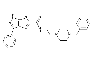 N-[2-(4-benzylpiperazino)ethyl]-3-phenyl-1H-thieno[2,3-c]pyrazole-5-carboxamide