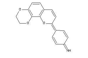 Image of [4-(2,3-dihydropyrano[2,3-f][1,4]benzodioxin-9-ylidene)cyclohexa-2,5-dien-1-ylidene]amine