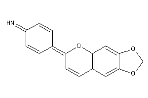 [4-([1,3]dioxolo[4,5-g]chromen-6-ylidene)cyclohexa-2,5-dien-1-ylidene]amine
