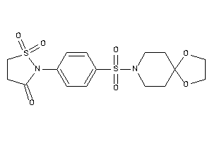 Image of 2-[4-(1,4-dioxa-8-azaspiro[4.5]decan-8-ylsulfonyl)phenyl]-1,1-diketo-1,2-thiazolidin-3-one
