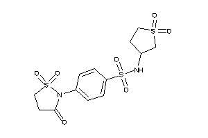 N-(1,1-diketothiolan-3-yl)-4-(1,1,3-triketo-1,2-thiazolidin-2-yl)benzenesulfonamide