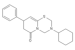 3-cyclohexyl-8-phenyl-2,4,7,8-tetrahydropyrido[2,1-b][1,3,5]thiadiazin-6-one