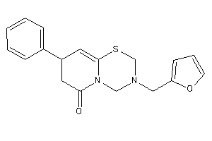3-(2-furfuryl)-8-phenyl-2,4,7,8-tetrahydropyrido[2,1-b][1,3,5]thiadiazin-6-one