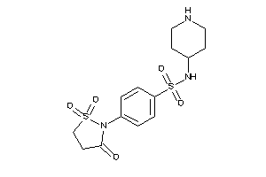Image of N-(4-piperidyl)-4-(1,1,3-triketo-1,2-thiazolidin-2-yl)benzenesulfonamide