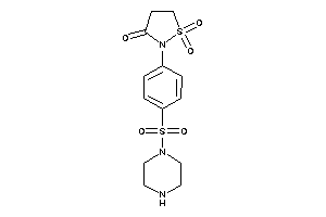 1,1-diketo-2-(4-piperazinosulfonylphenyl)-1,2-thiazolidin-3-one