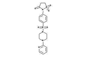 1,1-diketo-2-[4-[4-(2-pyridyl)piperazino]sulfonylphenyl]-1,2-thiazolidin-3-one