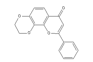 9-phenyl-2,3-dihydropyrano[3,2-h][1,4]benzodioxin-7-one