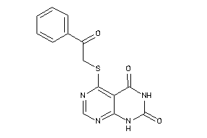 5-(phenacylthio)-1H-pyrimido[4,5-d]pyrimidine-2,4-quinone