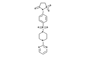 1,1-diketo-2-[4-[4-(2-pyrimidyl)piperazino]sulfonylphenyl]-1,2-thiazolidin-3-one