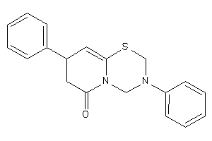 3,8-diphenyl-2,4,7,8-tetrahydropyrido[2,1-b][1,3,5]thiadiazin-6-one
