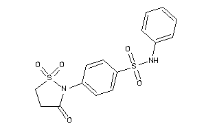 Image of N-phenyl-4-(1,1,3-triketo-1,2-thiazolidin-2-yl)benzenesulfonamide