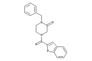 4-(benzofuran-2-carbonyl)-1-benzyl-piperazin-2-one