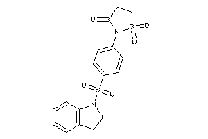 Image of 2-(4-indolin-1-ylsulfonylphenyl)-1,1-diketo-1,2-thiazolidin-3-one