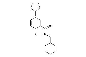 N-(cyclohexylmethyl)-1-cyclopentyl-4-keto-nicotinamide