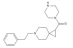 (6-phenethyl-6-azaspiro[2.5]octan-2-yl)-piperazino-methanone