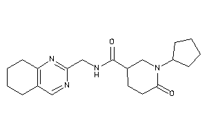 1-cyclopentyl-6-keto-N-(5,6,7,8-tetrahydroquinazolin-2-ylmethyl)nipecotamide