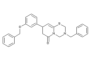 8-(3-benzoxyphenyl)-3-benzyl-2,4,7,8-tetrahydropyrido[2,1-b][1,3,5]thiadiazin-6-one