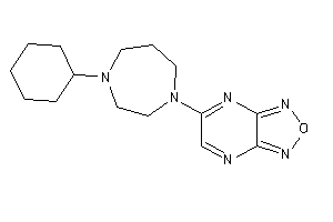 Image of 6-(4-cyclohexyl-1,4-diazepan-1-yl)furazano[3,4-b]pyrazine