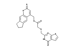 Image of 2-[(4-keto-3H-thieno[2,3-d]pyrimidin-2-yl)methylthio]acetic Acid (2-keto-7,8-dihydro-6H-cyclopenta[g]chromen-4-yl)methyl Ester
