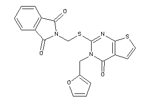 2-[[[3-(2-furfuryl)-4-keto-thieno[2,3-d]pyrimidin-2-yl]thio]methyl]isoindoline-1,3-quinone