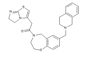 2-(5,6-dihydroimidazo[2,1-b]thiazol-3-yl)-1-[7-(3,4-dihydro-1H-isoquinolin-2-ylmethyl)-3,5-dihydro-2H-1,4-benzoxazepin-4-yl]ethanone