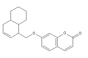 Image of 7-(1,4,4a,5,6,7,8,8a-octahydronaphthalen-1-ylmethoxy)coumarin