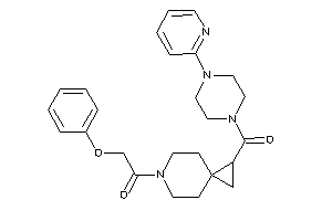 2-phenoxy-1-[1-[4-(2-pyridyl)piperazine-1-carbonyl]-6-azaspiro[2.5]octan-6-yl]ethanone