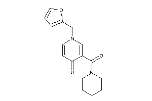 1-(2-furfuryl)-3-(piperidine-1-carbonyl)-4-pyridone