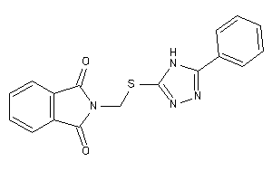 Image of 2-[[(5-phenyl-4H-1,2,4-triazol-3-yl)thio]methyl]isoindoline-1,3-quinone