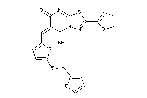 6-[[5-(2-furfurylthio)-2-furyl]methylene]-2-(2-furyl)-5-imino-[1,3,4]thiadiazolo[3,2-a]pyrimidin-7-one