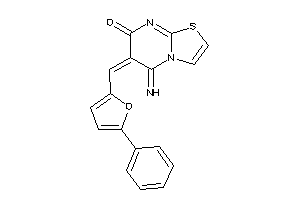 5-imino-6-[(5-phenyl-2-furyl)methylene]thiazolo[3,2-a]pyrimidin-7-one
