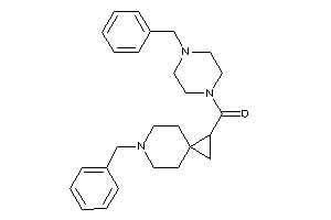 (6-benzyl-6-azaspiro[2.5]octan-2-yl)-(4-benzylpiperazino)methanone