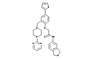 N-phthalan-5-yl-2-[2-[[4-(2-pyrimidyl)piperazino]methyl]-4-(2-thienyl)phenoxy]acetamide