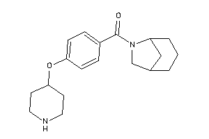 6-azabicyclo[3.2.1]octan-6-yl-[4-(4-piperidyloxy)phenyl]methanone