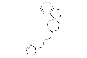 Image of 1'-(3-pyrazol-1-ylpropyl)spiro[indane-1,4'-piperidine]