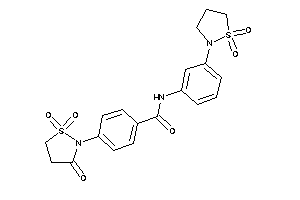 N-[3-(1,1-diketo-1,2-thiazolidin-2-yl)phenyl]-4-(1,1,3-triketo-1,2-thiazolidin-2-yl)benzamide