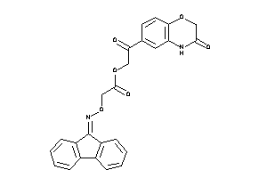 Image of 2-(fluoren-9-ylideneamino)oxyacetic Acid [2-keto-2-(3-keto-4H-1,4-benzoxazin-6-yl)ethyl] Ester